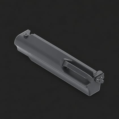 Dunkles mechanisches Batteriemodul mit Kontaktpins